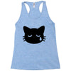 sad cat Racerback Tank