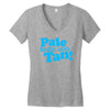 pale is the new tan! Women's V-Neck T-Shirt