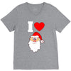 i love santa noel V-Neck Tee