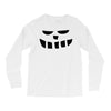 smiling teeth pumpkin face Long Sleeve Shirts