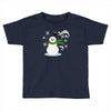windy snowman Toddler T-shirt