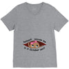 October Peeking Out Baby Girl V-Neck Tee