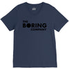 the boring company black logo V-Neck Tee