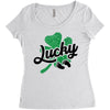 Lucky Irish Baby Women's Triblend Scoop T-shirt