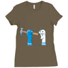 bad sock puppet Ladies Fitted T-Shirt