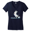 open wide Women's V-Neck T-Shirt