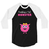 Creating a Lil Monster Baby Girl 3/4 Sleeve Shirt