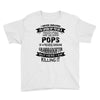 Super Cool Pops Of A Freaking Awesome Granddaughter Youth Tee