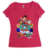 paw patrol birthday boy dad Women's Triblend Scoop T-shirt