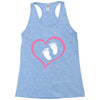 Baby Girl with Heart Any Name Customized Racerback Tank
