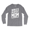 world's okayest mom funny Long Sleeve Shirts