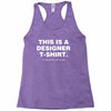 This is a Designer T-Shirt Racerback Tank