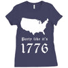 party like it's 1776 Ladies Fitted T-Shirt