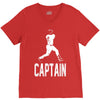 captain pinstripes V-Neck Tee