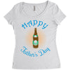 happy father's day Women's Triblend Scoop T-shirt