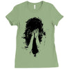 sad girl Ladies Fitted T-Shirt