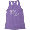 if you're happy clap your hands Racerback Tank