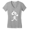 panda symbol Women's V-Neck T-Shirt