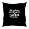 cool grandad Throw Pillow
