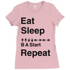 loop detected Ladies Fitted T-Shirt