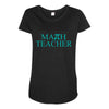 math teacher pi Maternity Scoop Neck T-shirt