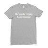 drunk guy costume Ladies Fitted T-Shirt
