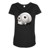love skul Maternity Scoop Neck T-shirt