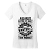 Aquarius Hated By Many Wanted By Plenty Women's V-Neck T-Shirt