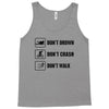 Don't drown crash walk Tee Swim Bike Run Triathle Tank Top