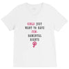 Girls Want To Have Fundamentals Rights V-Neck Tee