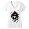 illuminati damage Women's V-Neck T-Shirt