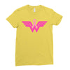 breast cancer wonder woman Ladies Fitted T-Shirt