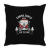 camper family a camping forum for bus Throw Pillow