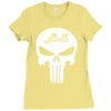 punisher infidel skull Ladies Fitted T-Shirt