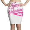 happy valentine's day Pencil Skirts