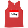 title of day of the week friday day of the week Tank Top