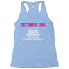 December Girl Hated By Many Racerback Tank