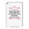 Dear Daddy, Thanks for Being my Dad Baby Boy Letter to Father iPad Mini 4