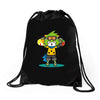 rufu the skaterwolf Drawstring Bags
