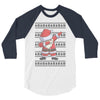 ugly santa dabbing 3/4 Sleeve Shirt