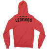 Life Begins at Forty 1978 the Birth of Legends Zipper Hoodie