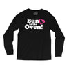 Bun in the Oven with Heart Baby Girl Long Sleeve Shirts