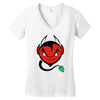 the devil made me brew it Women's V-Neck T-Shirt