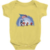 raising the flag Baby Onesie