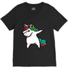 DABBİNG LEPRECHAUN UNİCORN V-Neck Tee