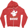 i,m just here for the boos! Zipper Hoodie