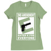 second amendment rated e for everyone Ladies Fitted T-Shirt