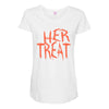 her treat Maternity Scoop Neck T-shirt