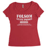 folsom state prison Women's Triblend Scoop T-shirt