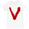 the new series visitors Ladies Fitted T-Shirt